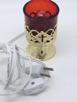 Electric Votive Candle Stand Jewel Accent (4