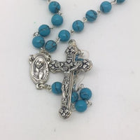 Turquoise Stone Rosary - Unique Catholic Gifts