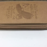 "Soar on Wings like Eagles" Bible Cover, Brown Isaiah 40:31 (Extra Large) - Unique Catholic Gifts