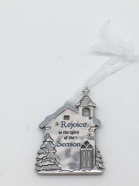Rejoice in the Spirit of the Season Ornament Plaque - Unique Catholic Gifts