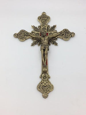 Gold Wall Crucifix (8