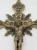 Gold Wall Crucifix (8") - Unique Catholic Gifts