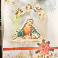 Blessed Mother and Son Jesus Christmas Gift Bag (Small) 3 3/4" x 5" x 2" - Unique Catholic Gifts