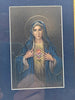 Immaculate Heart of Mary in a Matted Gold Frame 5 1/4" - Unique Catholic Gifts