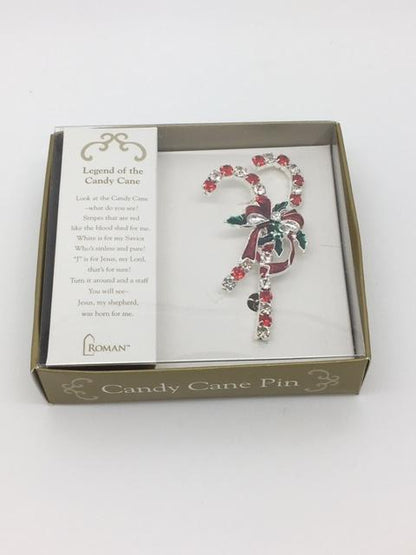 Candy Cane Story Pin - Unique Catholic Gifts