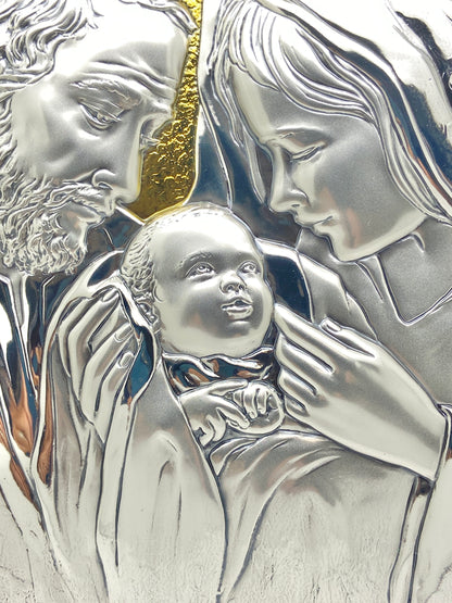 Holy Family Italian Icon 10" - Unique Catholic Gifts