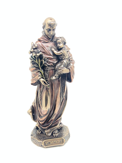 St. Joseph Bronze Statue (8 1/9") - Unique Catholic Gifts