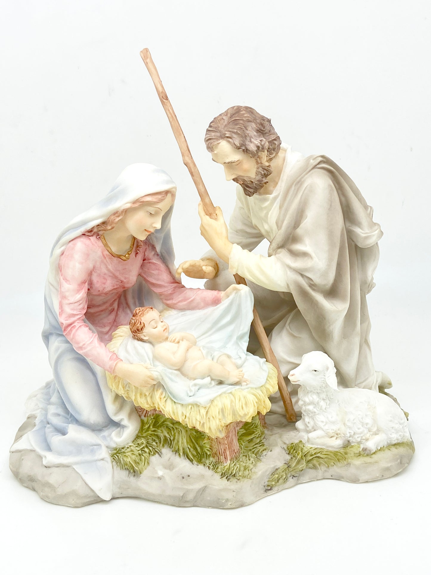 Holy Family Christmas Nativity 8" - Unique Catholic Gifts