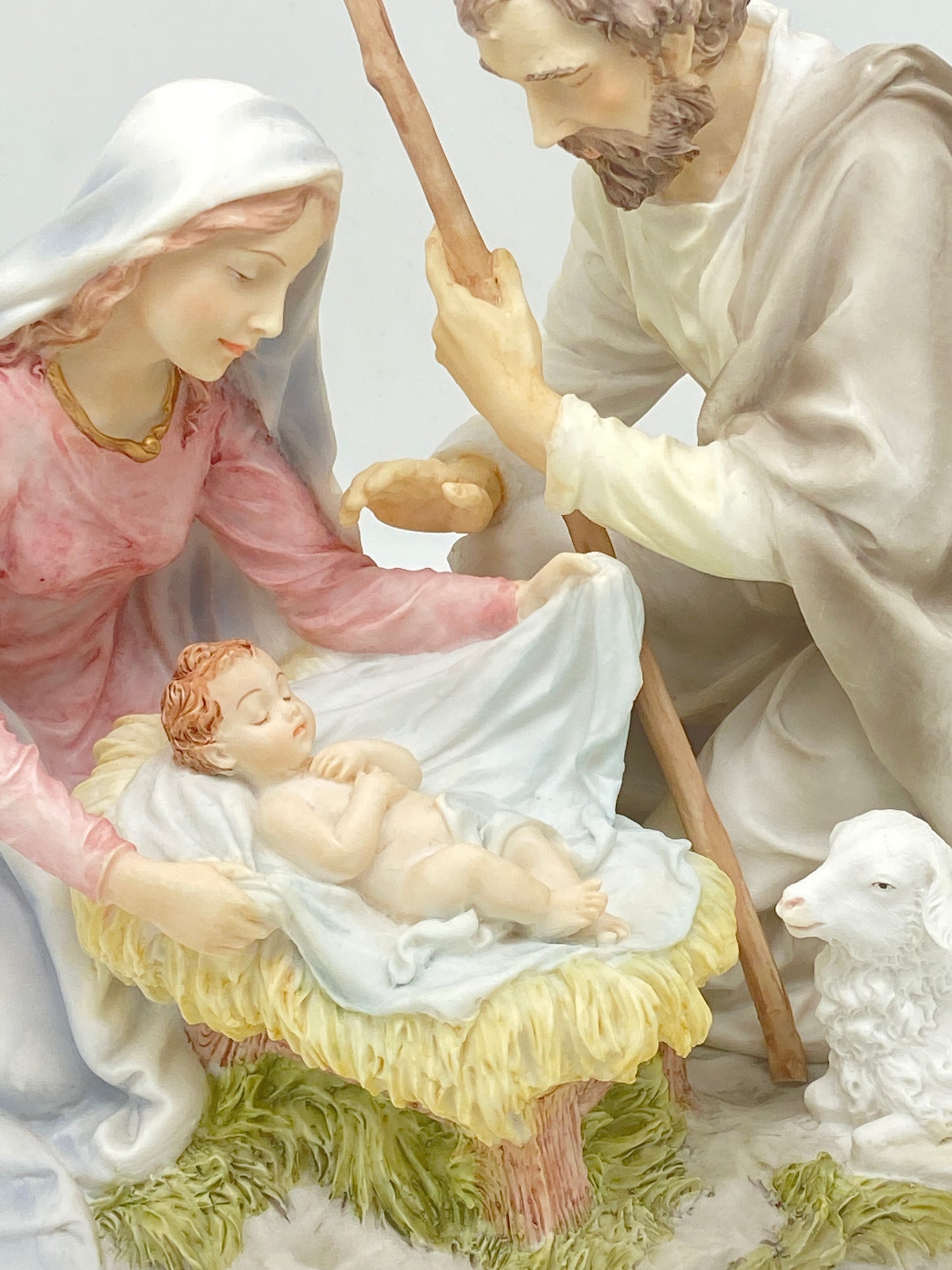 Holy Family Christmas Nativity 8" - Unique Catholic Gifts