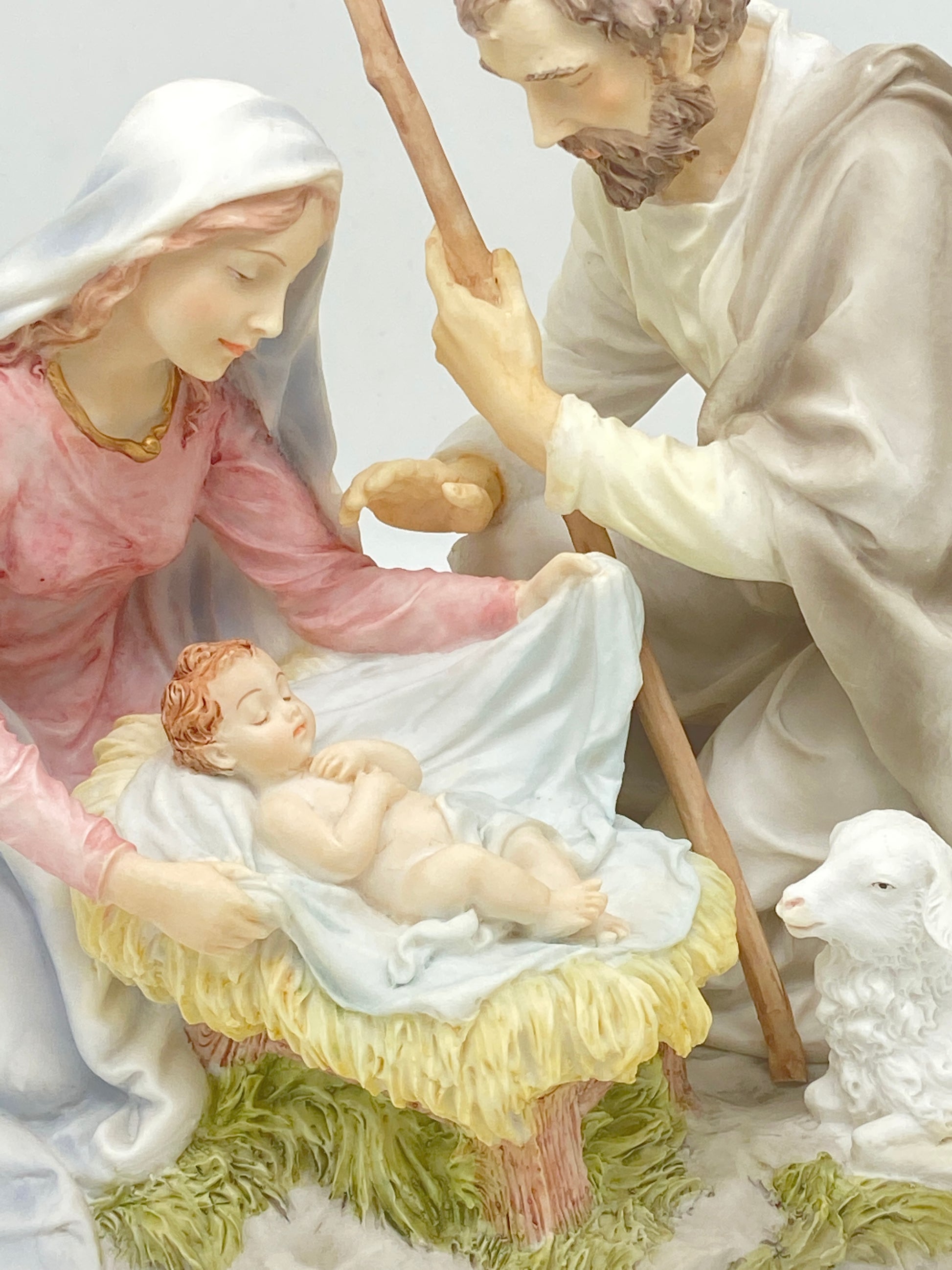 Holy Family Christmas Nativity 8" - Unique Catholic Gifts