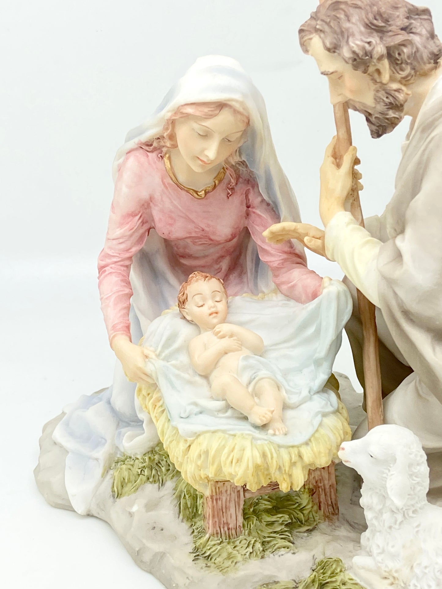 Holy Family Christmas Nativity 8" - Unique Catholic Gifts