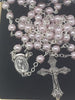 Pink Imitation Pearl Rosary (5mm) - Unique Catholic Gifts