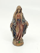 Our Lady of Grace Mini Bronze Statue 3 3/8" - Unique Catholic Gifts