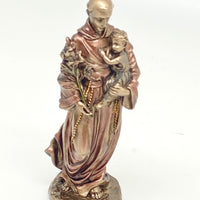 St. Anthony Mini Bronze Statue 3 3/8" - Unique Catholic Gifts