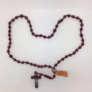 St. Joseph the Carpenter Rosary Red Wood - Unique Catholic Gifts