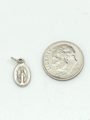 Miraculous Medal Charm 3/8