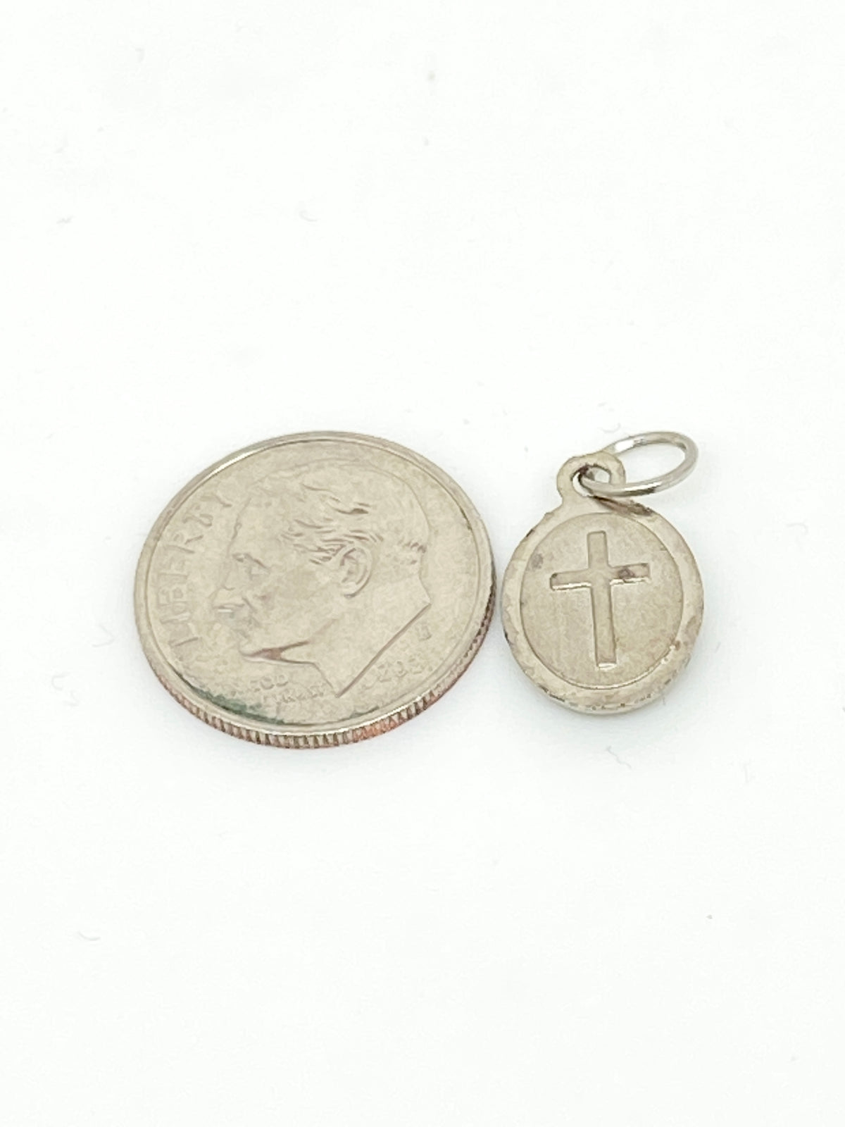 St Therese Little Flower Medal Charm - Unique Catholic Gifts