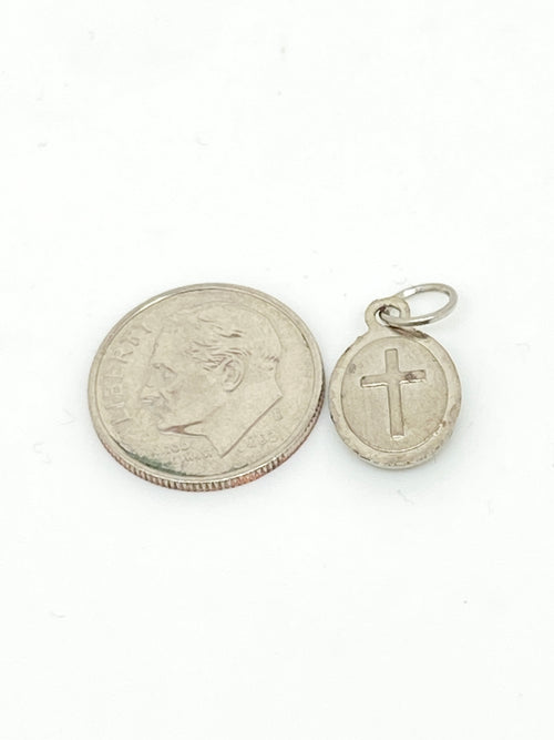 St Therese Little Flower Medal Charm - Unique Catholic Gifts
