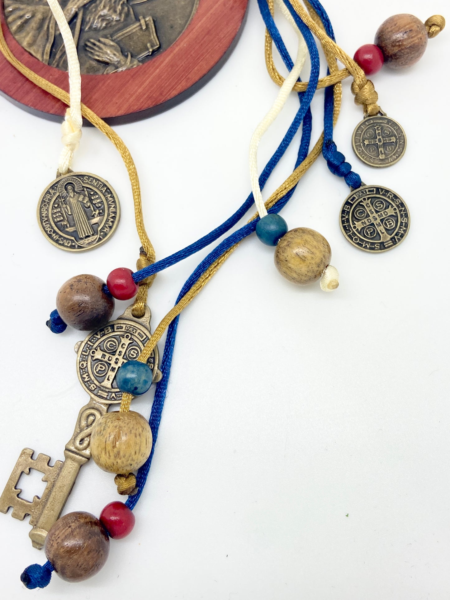 Home Blessing Bronze Benedict Medals door hang - Unique Catholic Gifts