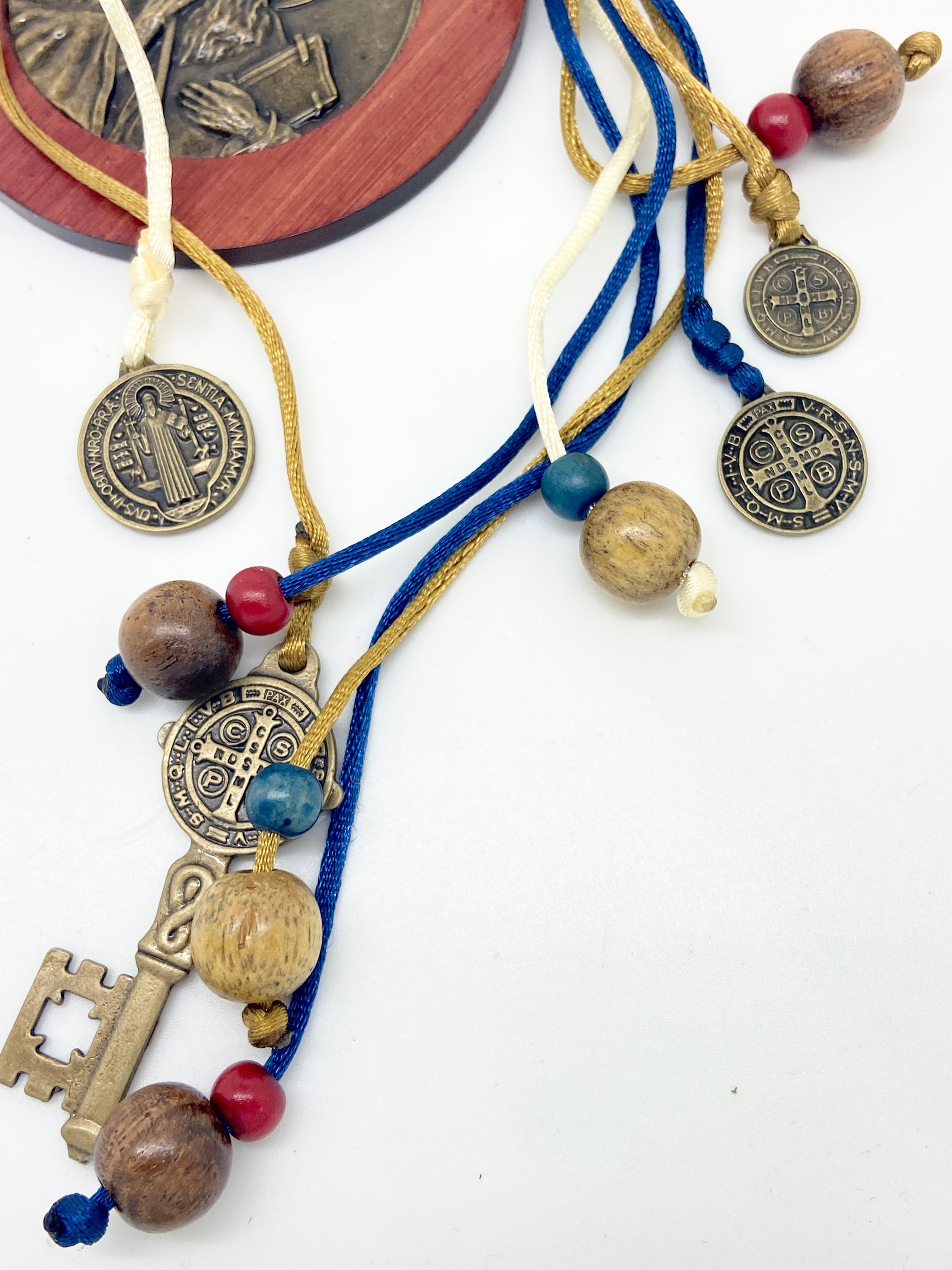 Home Blessing Bronze Benedict Medals door hang - Unique Catholic Gifts