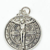 Raised St. Benedict Medal  Large 1 1/4" - Unique Catholic Gifts