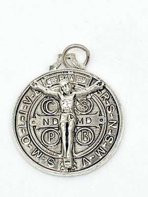 Raised St. Benedict Medal  Large 1 1/4