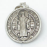 Raised St. Benedict Medal  Large 1 1/4" - Unique Catholic Gifts