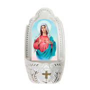 Immaculate Heart of Mary Holy Water Font - Unique Catholic Gifts