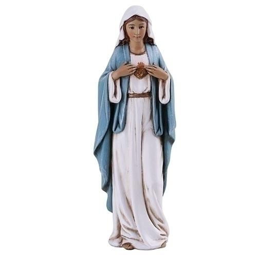 Immaculate Heart of Mary Statue (4") - Unique Catholic Gifts