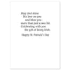 Irish and Blessed St. Patrick's Day Card Greeting Card - Unique Catholic Gifts