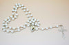 Quinceanera Rose  Scented White Rosary - Unique Catholic Gifts
