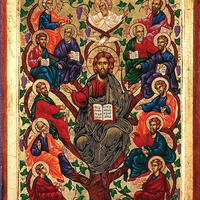 Jesus Tree of Life (Apostles)- Gold Leaf - Unique Catholic Gifts