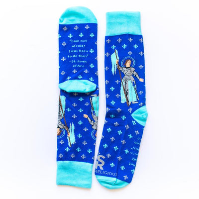 St. Joan of Arc Socks Adult - Unique Catholic Gifts
