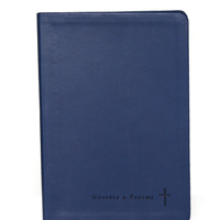 Journaling Through the Gospels and Psalms, Catholic Edition Navy Colored Cover - Unique Catholic Gifts