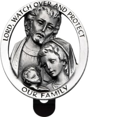 Holy Family Visor Clip - Unique Catholic Gifts