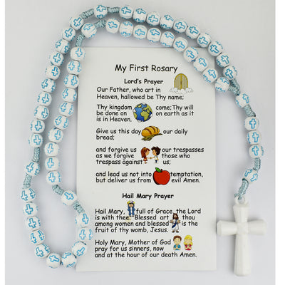 Kid's Blue Cross My First Rosary - Unique Catholic Gifts