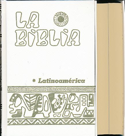 Biblia Latinoamérica,(bolsillo) Blanca - Unique Catholic Gifts