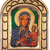 Lady of Czestochowa - Arched Gold Leaf - Unique Catholic Gifts