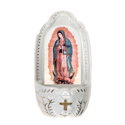 Lady of Guadalupe Holy Water Font - Unique Catholic Gifts