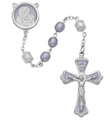 Lavender Pearl Rosary (7MM) - Unique Catholic Gifts
