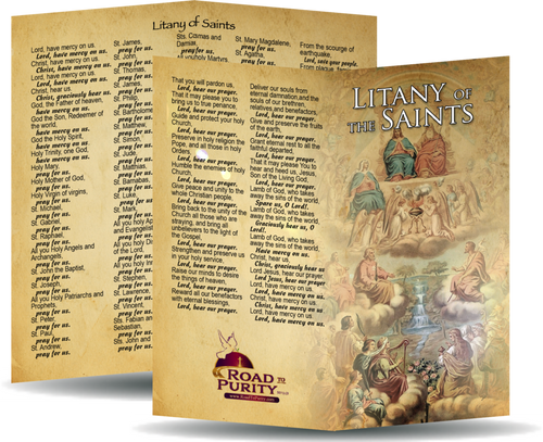 Litany of the Saints Card - Unique Catholic Gifts