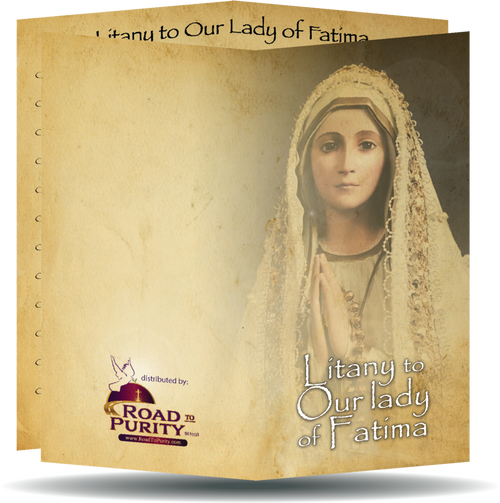 Litany to Our Lady of Fatima Holy Card - Unique Catholic Gifts