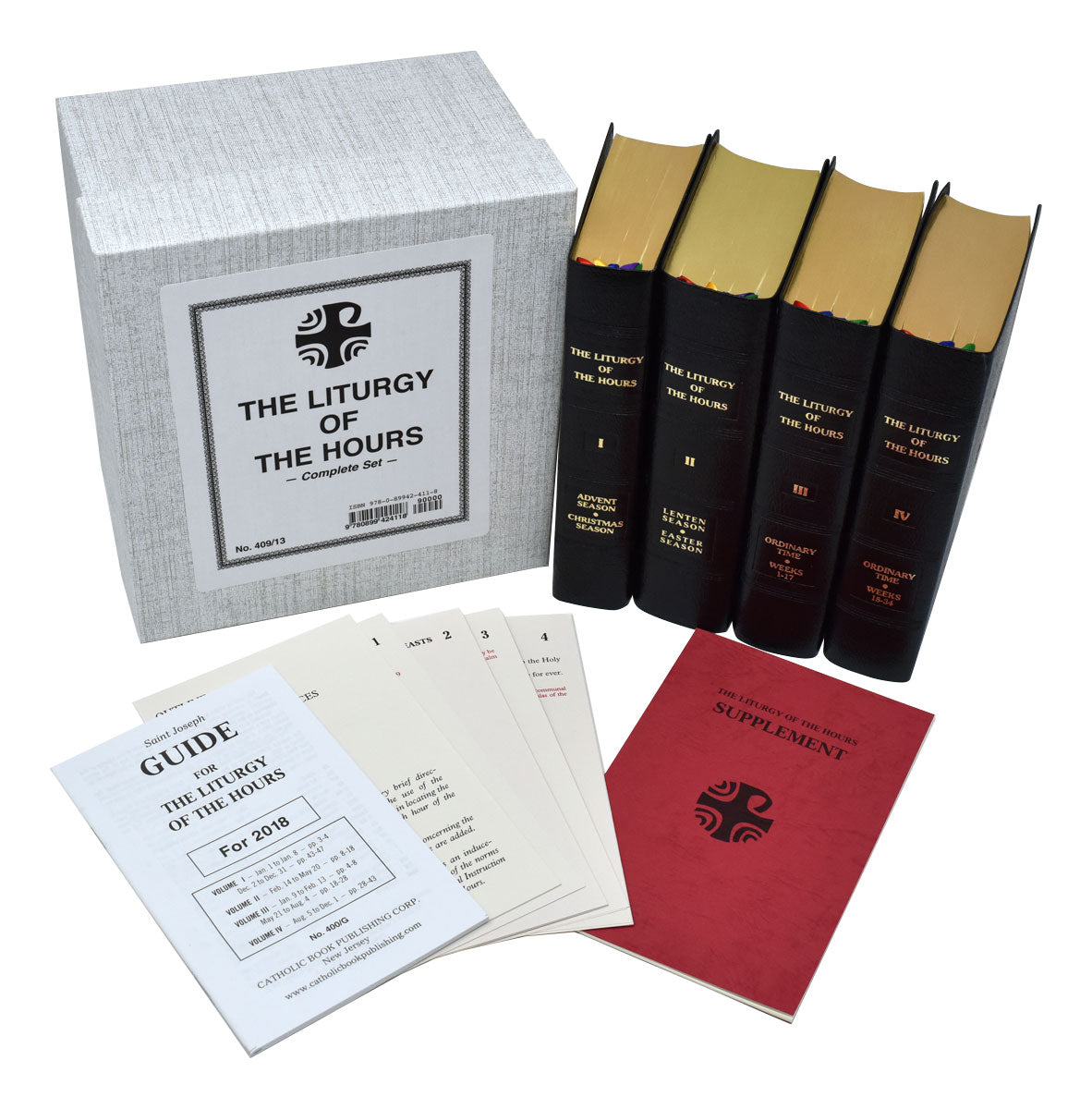 Liturgy Of The Hours (Set Of 4) (Leather) - Unique Catholic Gifts