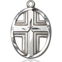 Sterling Silver Cross Pendant on a Sterling Silver Chain - Unique Catholic Gifts
