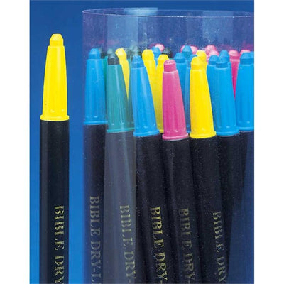 Bible Dry-Liter- Retractable Markers Assorted Colors - Unique Catholic Gifts