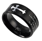 Men's Black Neo Ring - Unique Catholic Gifts