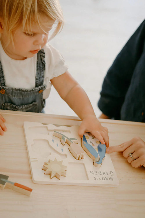 Mary's Garden Wooden Puzzle - Unique Catholic Gifts