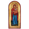 Mary with Jesus - Arched Gold Leaf - Unique Catholic Gifts
