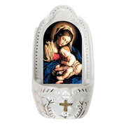 Mother and Child Holy Water Font - Unique Catholic Gifts