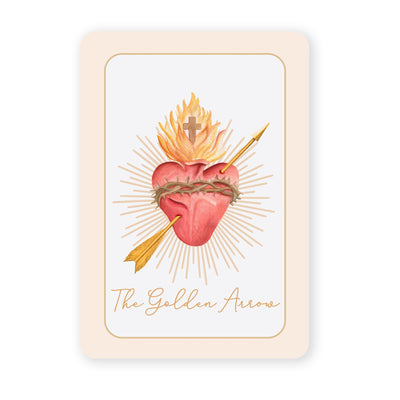 Golden Arrow Prayer Card - Unique Catholic Gifts